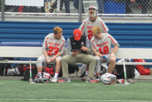 Ohio State lacrosse using Reveal Sideline Replay during 2017 NCAA Tournament